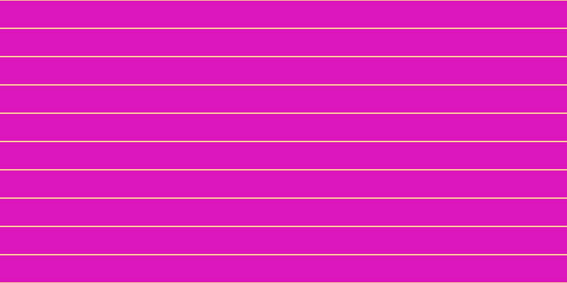 #dc16bb, #fcd393 horizontal lines, two pixels wide, thirty-eight pixels apart