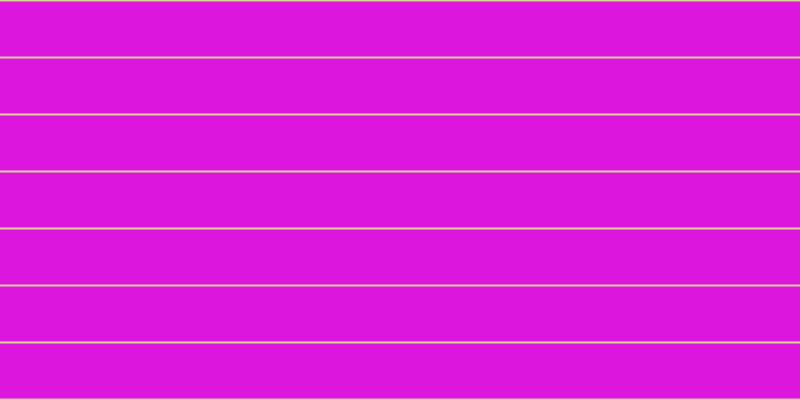 #dc16dc, #dbd393 horizontal lines, two pixels wide, fifty-five pixels apart