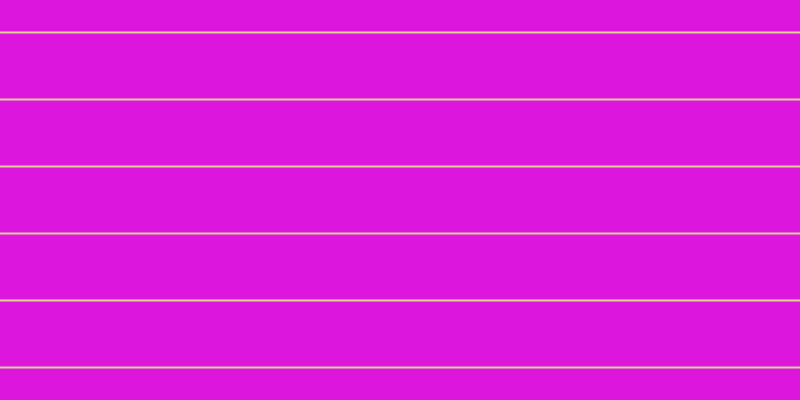 #dc16dc, #dbd393 horizontal lines, two pixels wide, sixty-five pixels apart