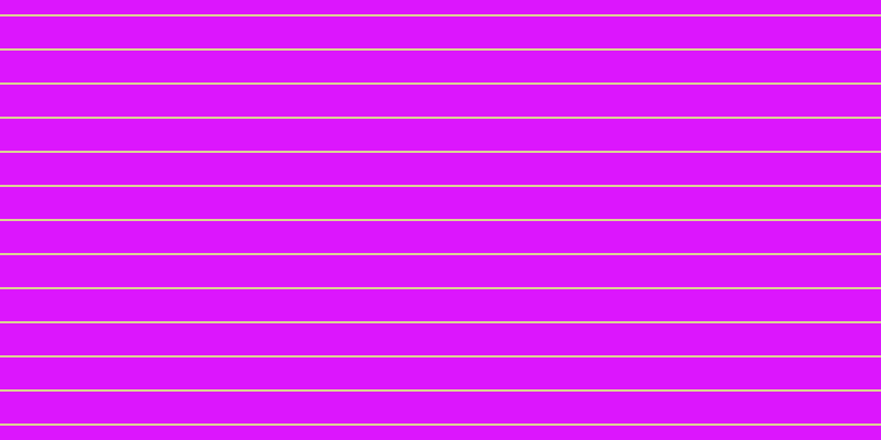 #dc16fd, #dbd393 horizontal lines, two pixels wide, twenty-nine pixels apart