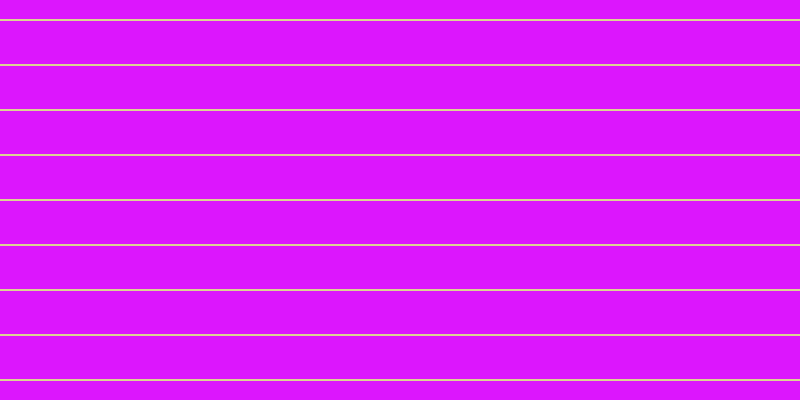 #dc16fd, #dbd393 horizontal lines, two pixels wide, forty-three pixels apart