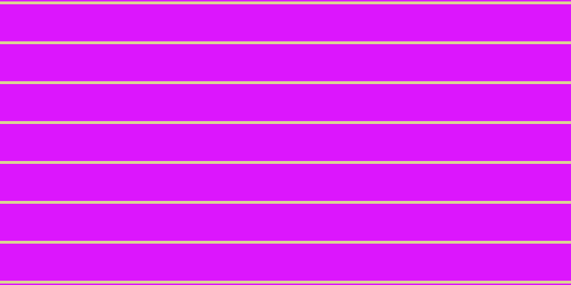 #dc16fd, #dbd393 horizontal lines, four pixels wide, fifty-two pixels apart