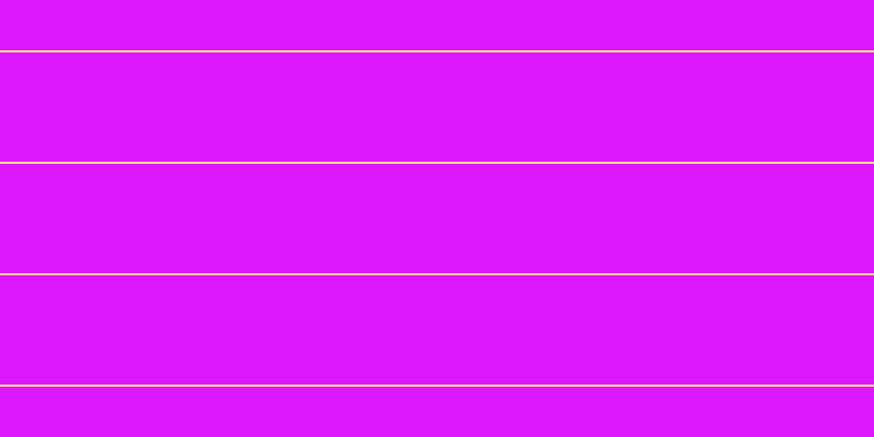 #dc16fd, #fcd393 horizontal lines, two pixels wide, one hundred pixels apart