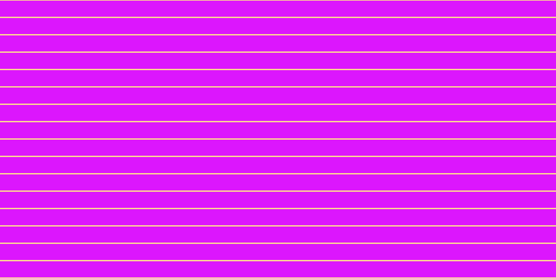 #dc16fd, #fcd393 horizontal lines, two pixels wide, twenty-three pixels apart