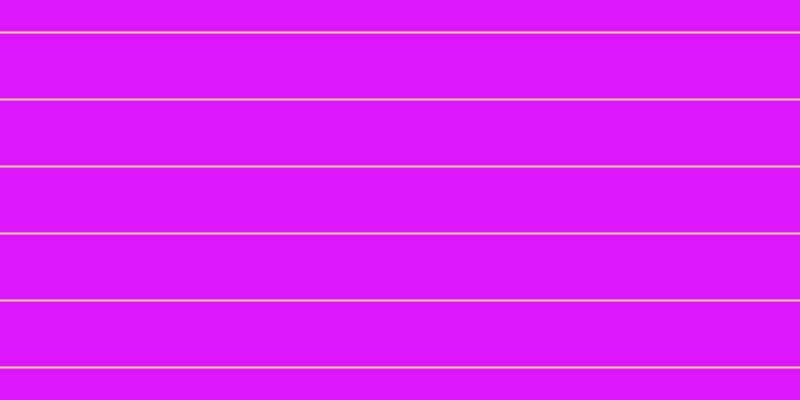 #dc16fd, #fcd393 horizontal lines, two pixels wide, sixty-five pixels apart