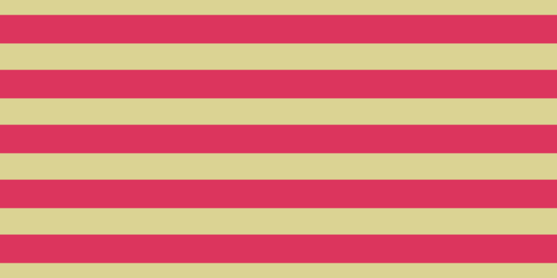 #dc355d, #dbd393 horizontal lines, thirty-eight pixels wide, forty-one pixels apart