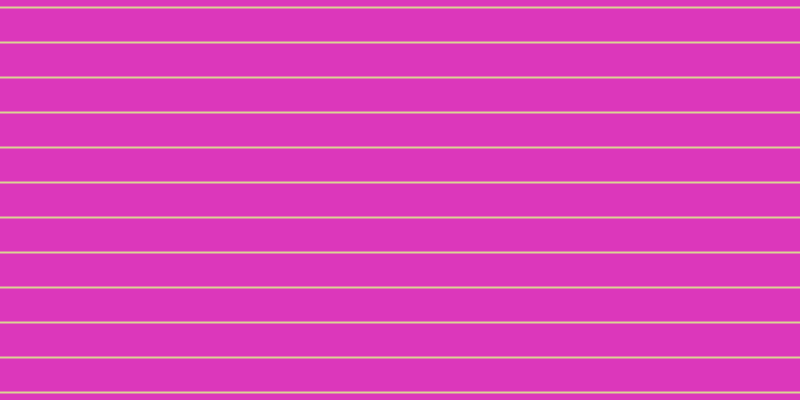 #dc37bb, #dbd393 horizontal lines, two pixels wide, thirty-three pixels apart