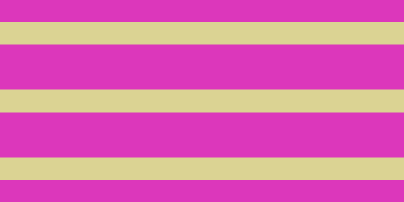 #dc37bb, #dbd393 horizontal lines, forty-five pixels wide, eighty-nine pixels apart