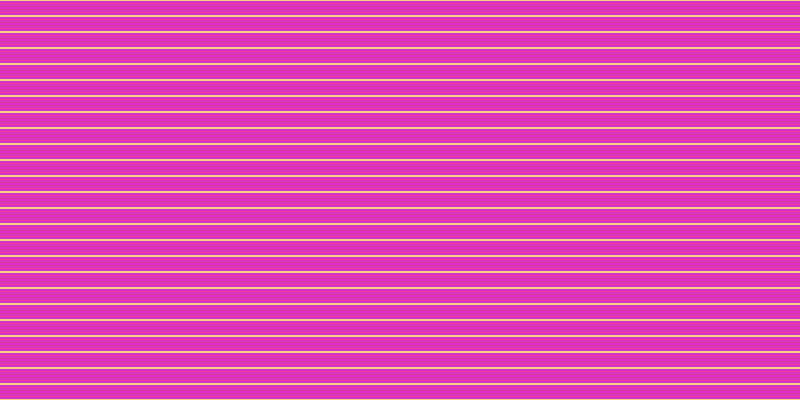 #dc37bb, #fcd393 horizontal lines, two pixels wide, fourteen pixels apart