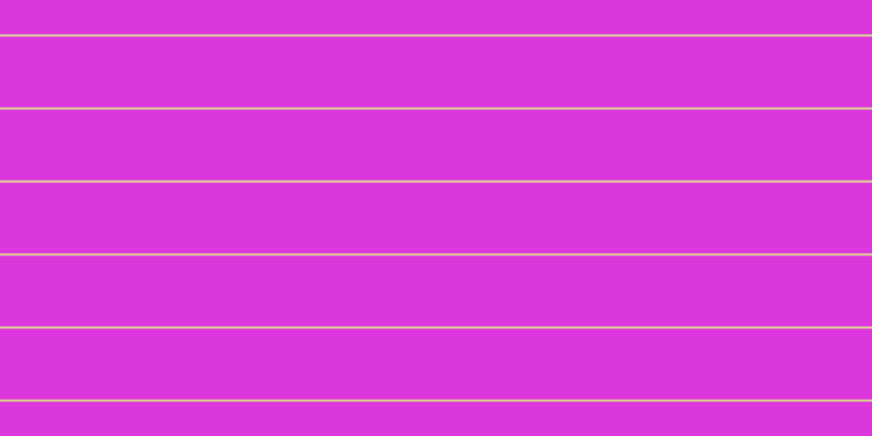 #dc37dc, #dbd393 horizontal lines, two pixels wide, sixty-five pixels apart