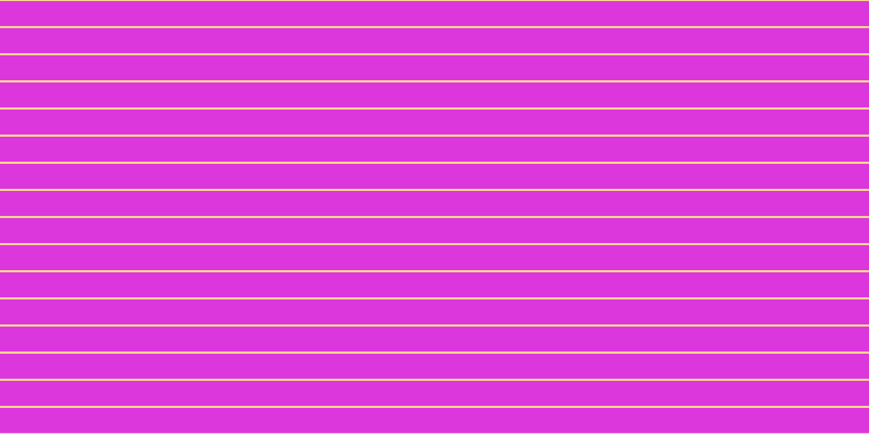#dc37dc, #fcd393 horizontal lines, two pixels wide, twenty-three pixels apart