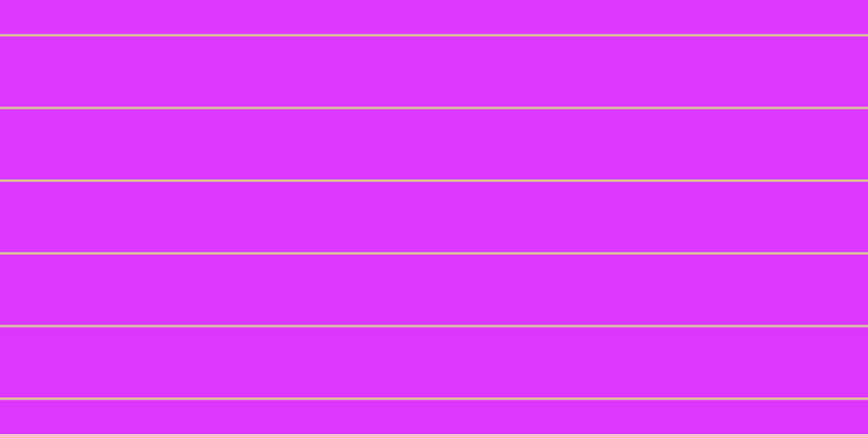 #dc37fd, #dbd393 horizontal lines, two pixels wide, sixty-five pixels apart