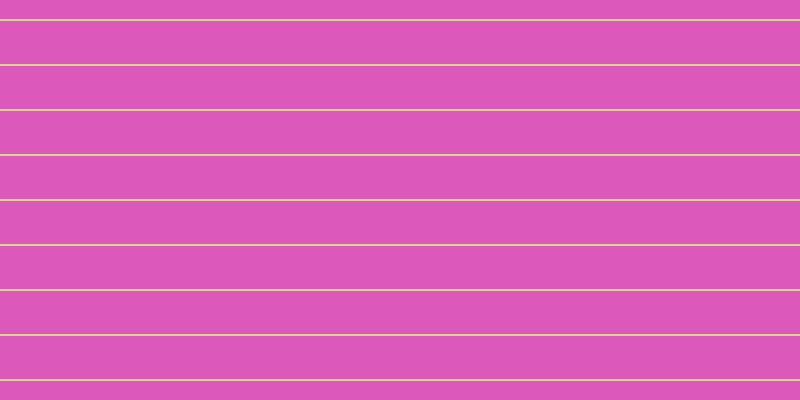 #dc58bb, #dbd393 horizontal lines, two pixels wide, forty-three pixels apart