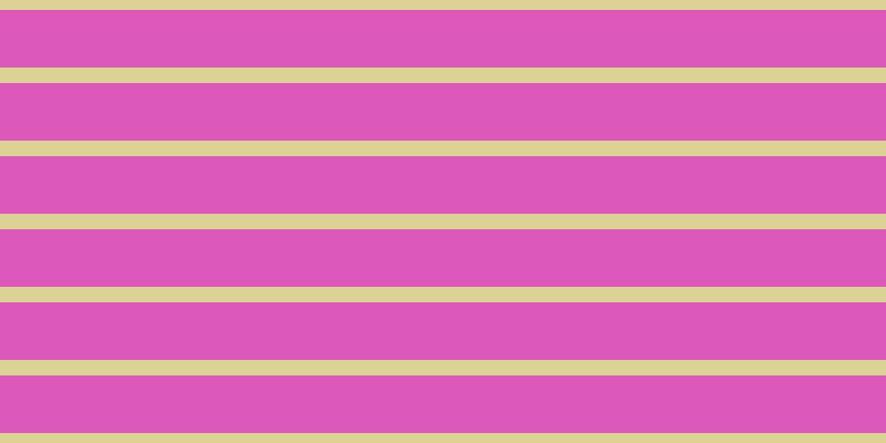 #dc58bb, #dbd393 horizontal lines, fourteen pixels wide, fifty-two pixels apart