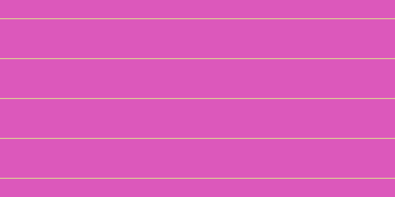 #dc58bb, #dbd393 horizontal lines, two pixels wide, seventy-nine pixels apart