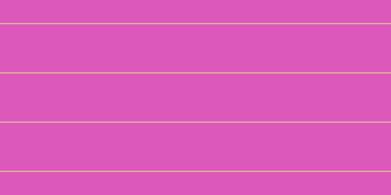 #dc58bb, #dbd393 horizontal lines, two pixels wide, ninety-nine pixels apart