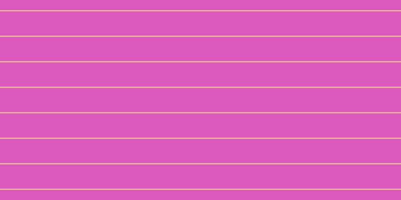 #dc58bb, #fcd393 horizontal lines, two pixels wide, forty-nine pixels apart