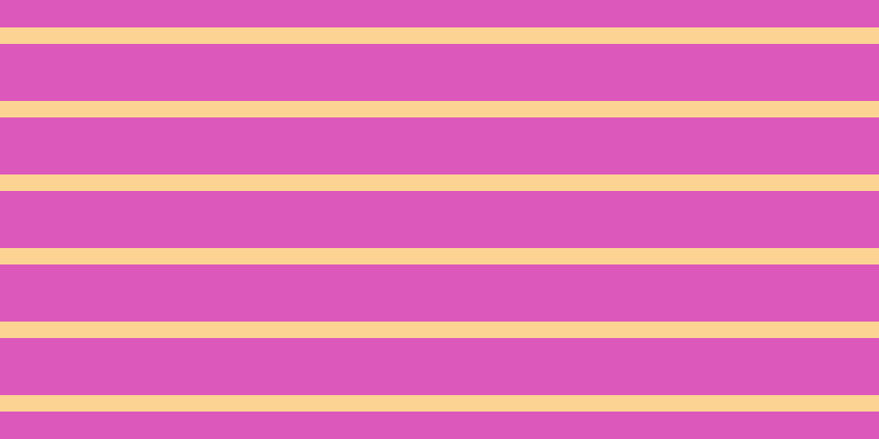 #dc58bb, #fcd393 horizontal lines, fifteen pixels wide, fifty-two pixels apart