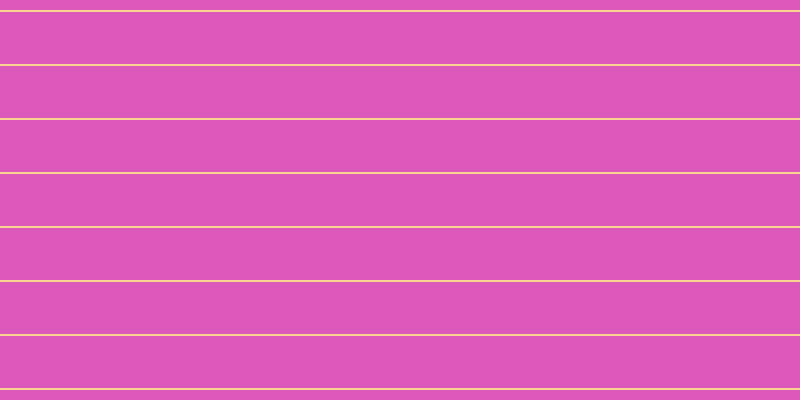 #dc58bb, #fcd393 horizontal lines, two pixels wide, fifty-two pixels apart