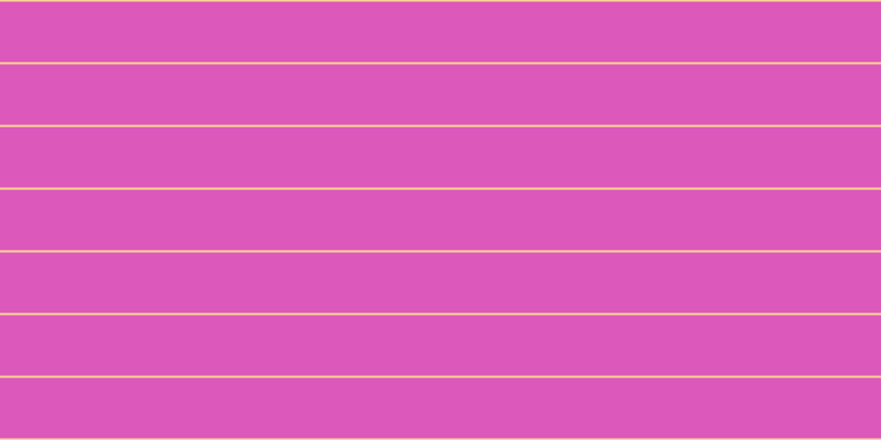#dc58bb, #fcd393 horizontal lines, two pixels wide, fifty-five pixels apart
