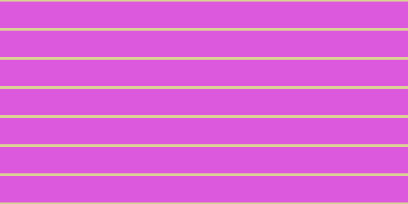 #dc58dc, #dbd393 horizontal lines, five pixels wide, fifty-two pixels apart