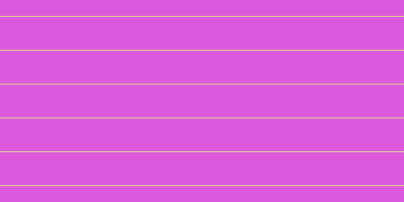 #dc58dc, #dbd393 horizontal lines, two pixels wide, sixty-five pixels apart