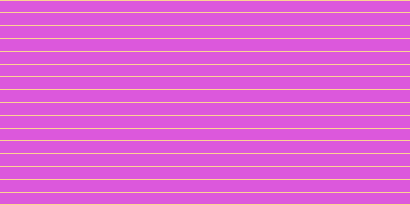 #dc58dc, #fcd393 horizontal lines, two pixels wide, twenty-three pixels apart