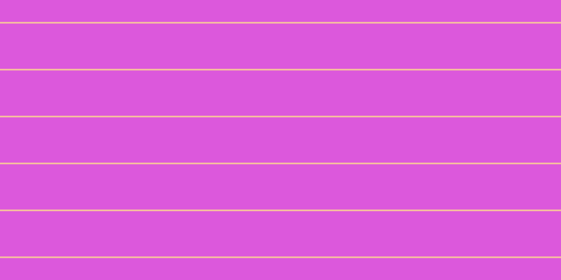 #dc58dc, #fcd393 horizontal lines, two pixels wide, sixty-five pixels apart