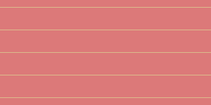 #dc7979, #dbd393 horizontal lines, two pixels wide, eighty-four pixels apart