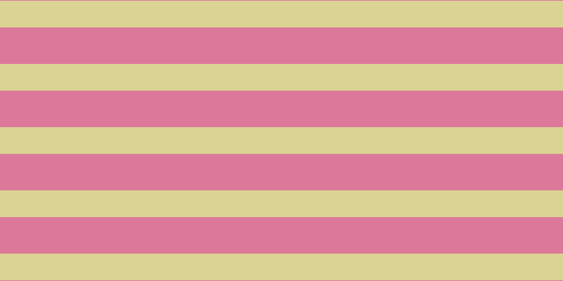 #dc799a, #dbd393 horizontal lines, thirty-eight pixels wide, fifty-two pixels apart
