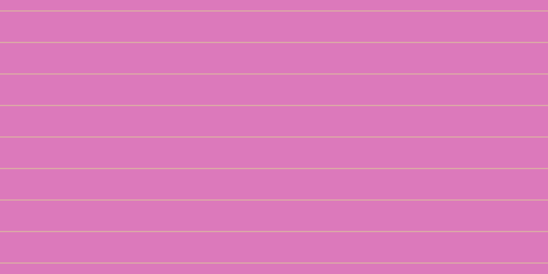 #dc79bb, #dbd393 horizontal lines, one pixels wide, forty-five pixels apart