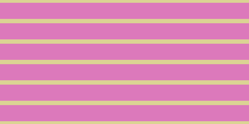 #dc79bb, #dbd393 horizontal lines, fourteen pixels wide, fifty-two pixels apart