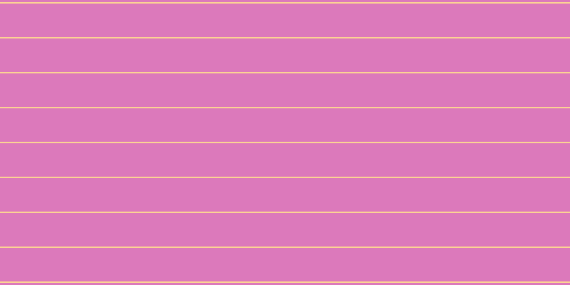 #dc79bb, #fcd393 horizontal lines, two pixels wide, forty-seven pixels apart