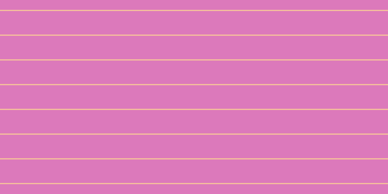 #dc79bb, #fcd393 horizontal lines, two pixels wide, forty-nine pixels apart