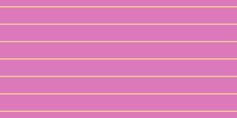#dc79bb, #fcd393 horizontal lines, four pixels wide, fifty-five pixels apart
