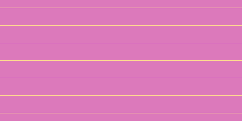 #dc79bb, #fcd393 horizontal lines, two pixels wide, fifty-six pixels apart
