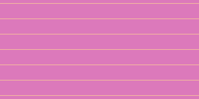 #dc79bb, #fcd393 horizontal lines, two pixels wide, sixty pixels apart
