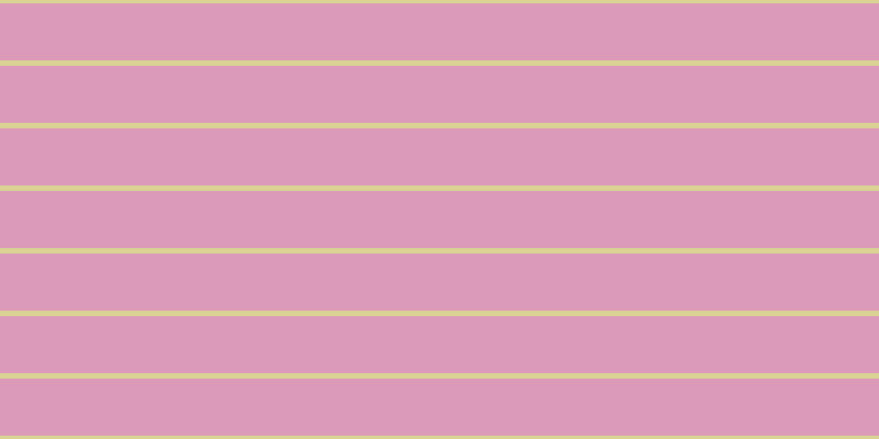 #dc9abb, #dbd393 horizontal lines, five pixels wide, fifty-two pixels apart