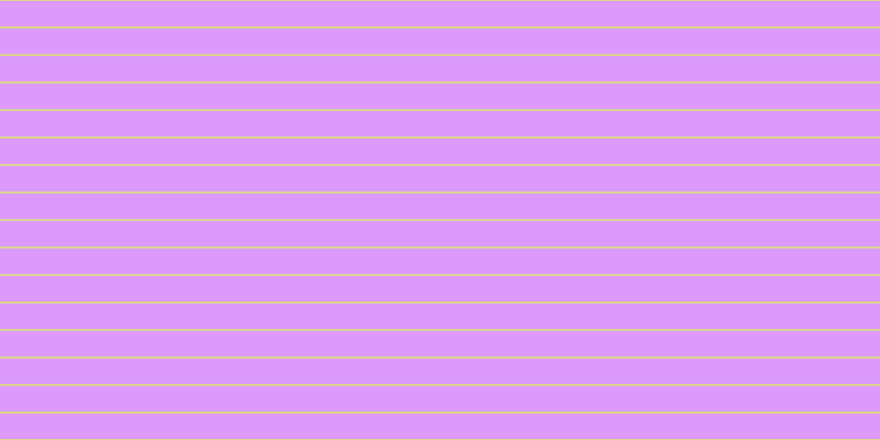 #dc9afd, #dbd393 horizontal lines, two pixels wide, twenty-three pixels apart