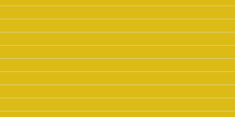 #dcbb16, #dbd393 horizontal lines, two pixels wide, forty-three pixels apart