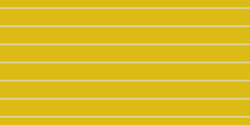 #dcbb16, #dbd393 horizontal lines, six pixels wide, fifty-two pixels apart