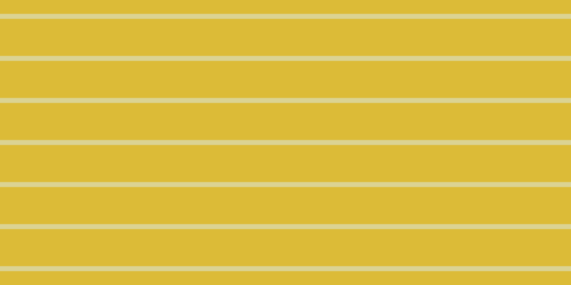 #dcbb37, #dbd393 horizontal lines, seven pixels wide, fifty-two pixels apart