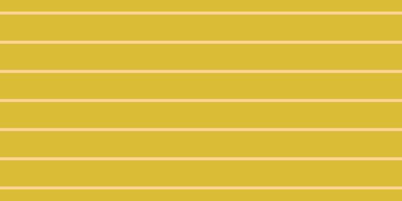 #dcbb37, #fcd393 horizontal lines, six pixels wide, fifty-two pixels apart