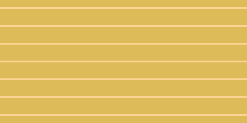 #dcbb58, #fcd393 horizontal lines, six pixels wide, fifty-two pixels apart
