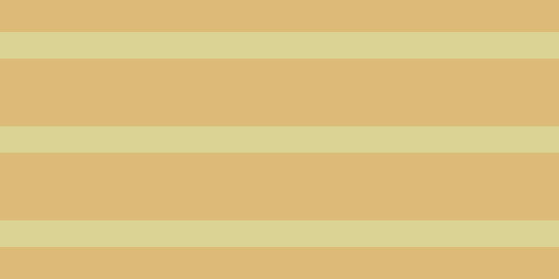 #dcbb79, #dbd393 horizontal lines, thirty-eight pixels wide, ninety-seven pixels apart