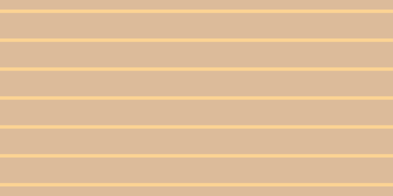 #dcbb9a, #fcd393 horizontal lines, seven pixels wide, fifty-two pixels apart