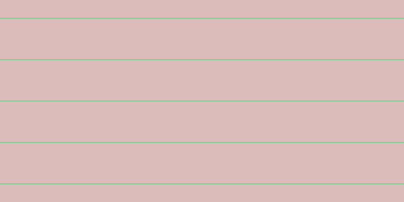 #dcbbbb, #78d393 horizontal lines, two pixels wide, eighty pixels apart