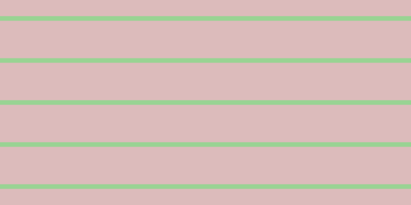 #dcbbbb, #99d393 horizontal lines, nine pixels wide, seventy-three pixels apart