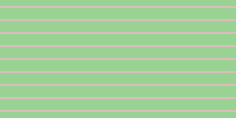 #dcbbbb, #99d393 horizontal lines, thirty-seven pixels wide, seven pixels apart