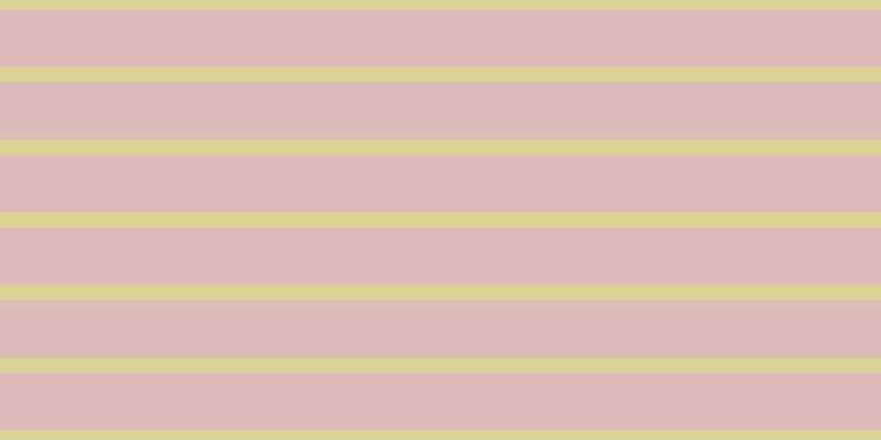 #dcbbbb, #dbd393 horizontal lines, fourteen pixels wide, fifty-two pixels apart